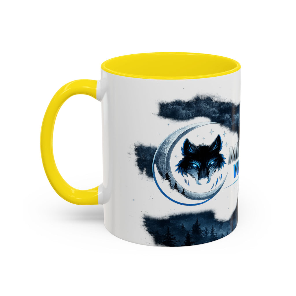 Midnight Vision Wolf Coffee Mug — Moonlit Howl Accent Mug (11/15oz)