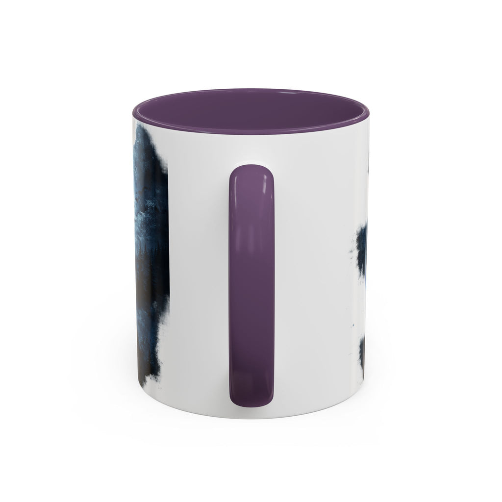 Midnight Vision Wolf Coffee Mug — Moonlit Howl Accent Mug (11/15oz)
