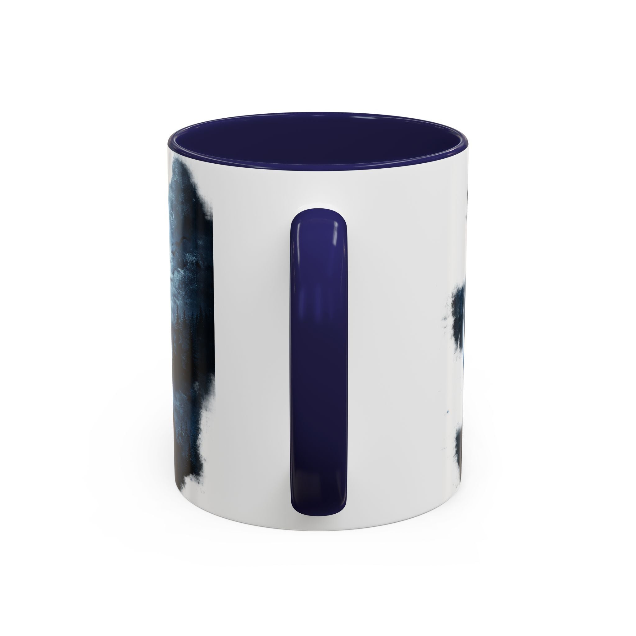 Midnight Vision Wolf Coffee Mug — Moonlit Howl Accent Mug (11/15oz)