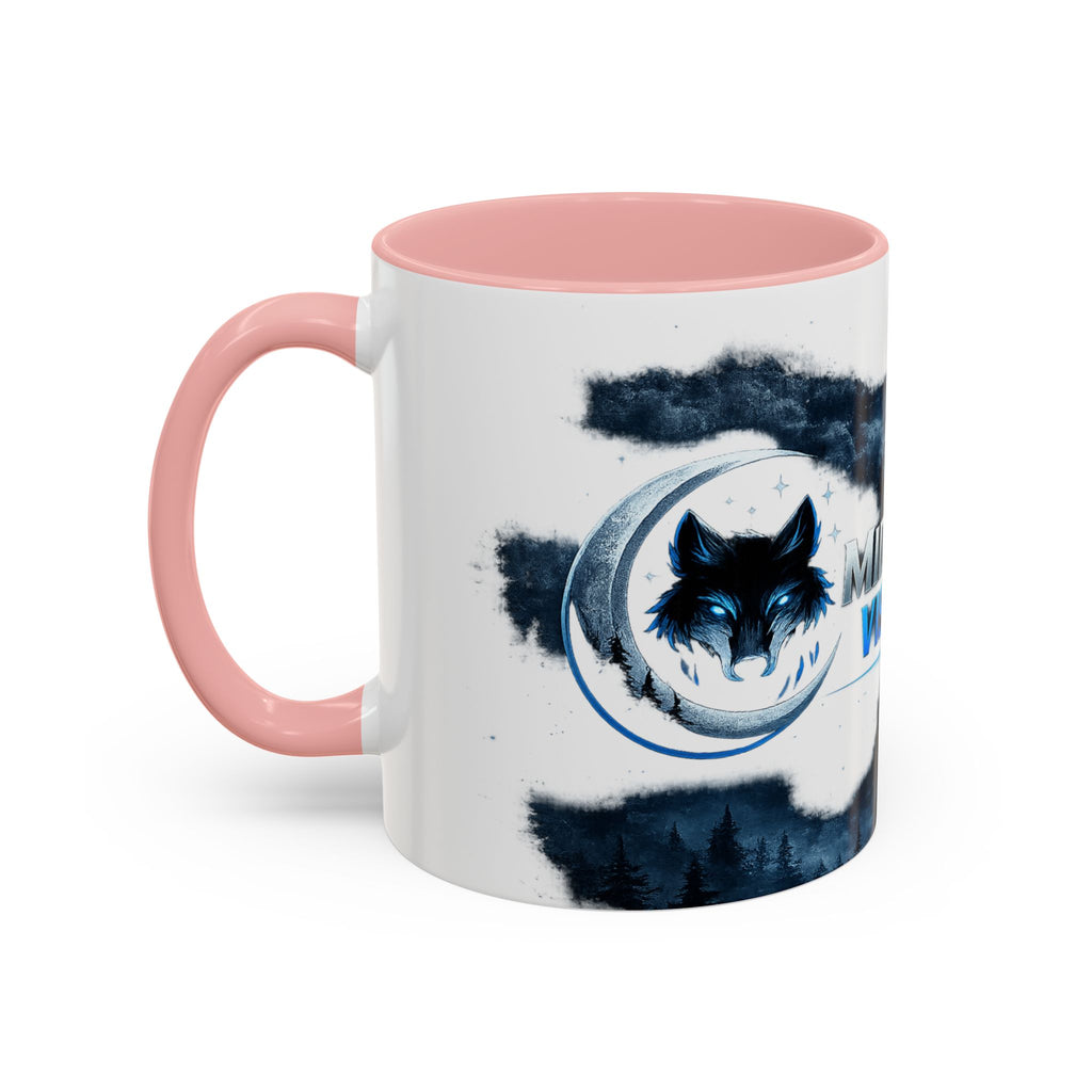 Midnight Vision Wolf Coffee Mug — Moonlit Howl Accent Mug (11/15oz)