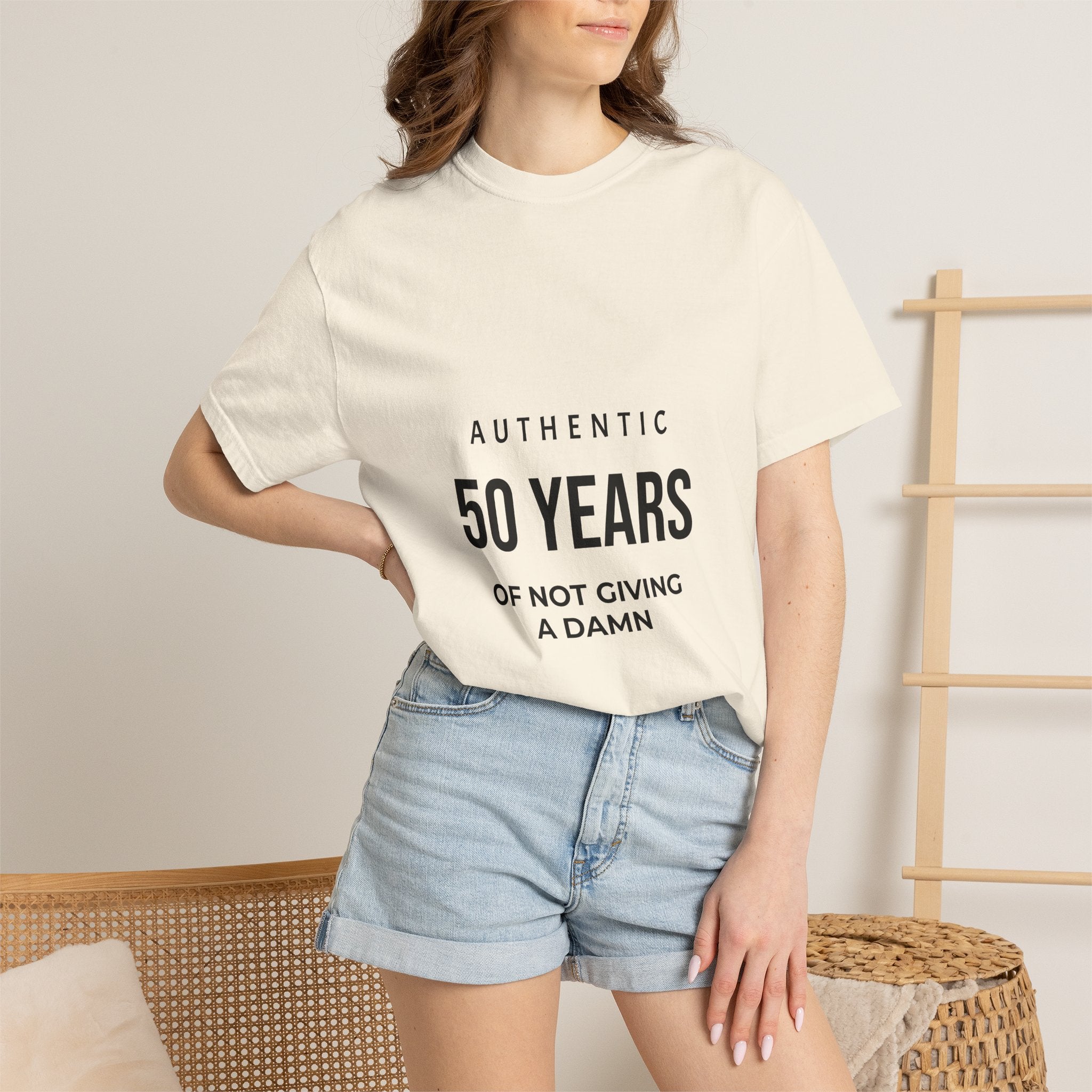 50 Years of Not Giving a Damn T-Shirt — Funny 50th Birthday Tee
