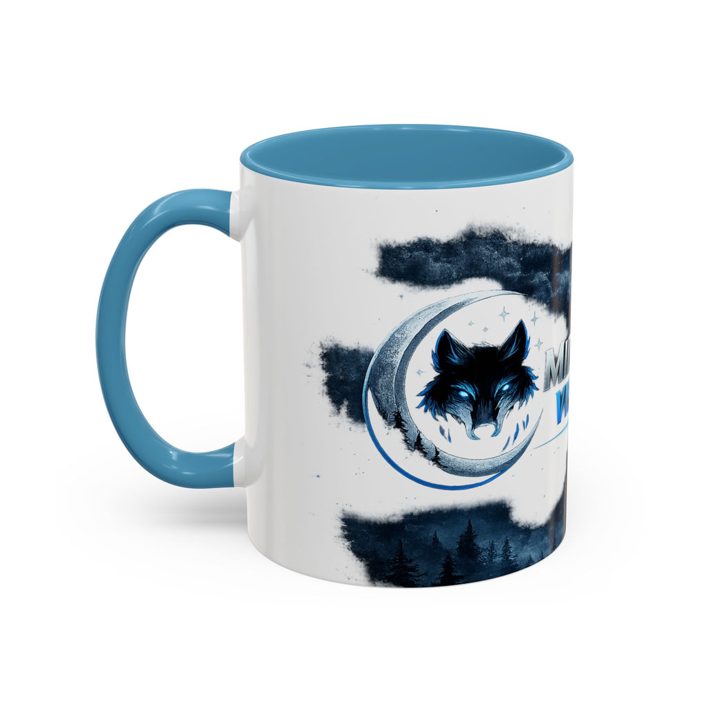 Midnight Vision Wolf Coffee Mug — Moonlit Howl Accent Mug (11/15oz)