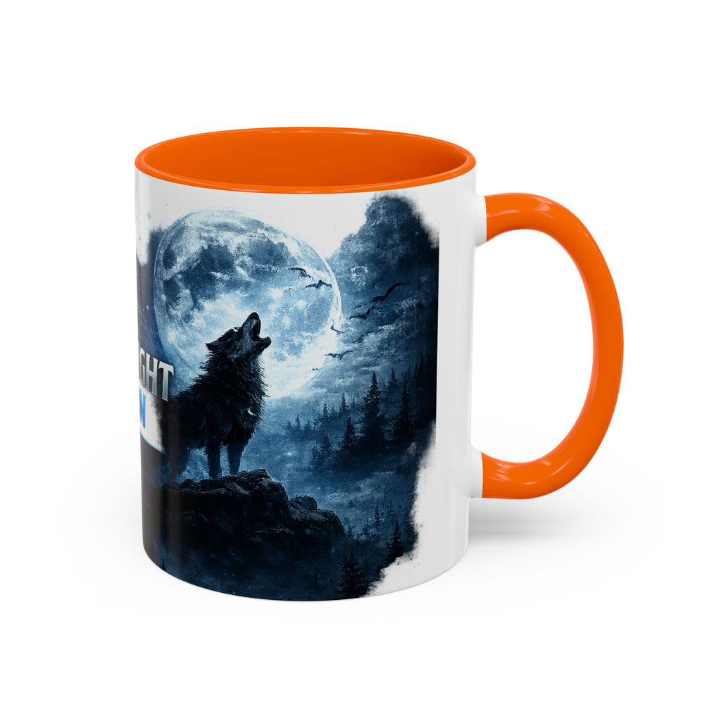 Midnight Vision Wolf Coffee Mug — Moonlit Howl Accent Mug (11/15oz)
