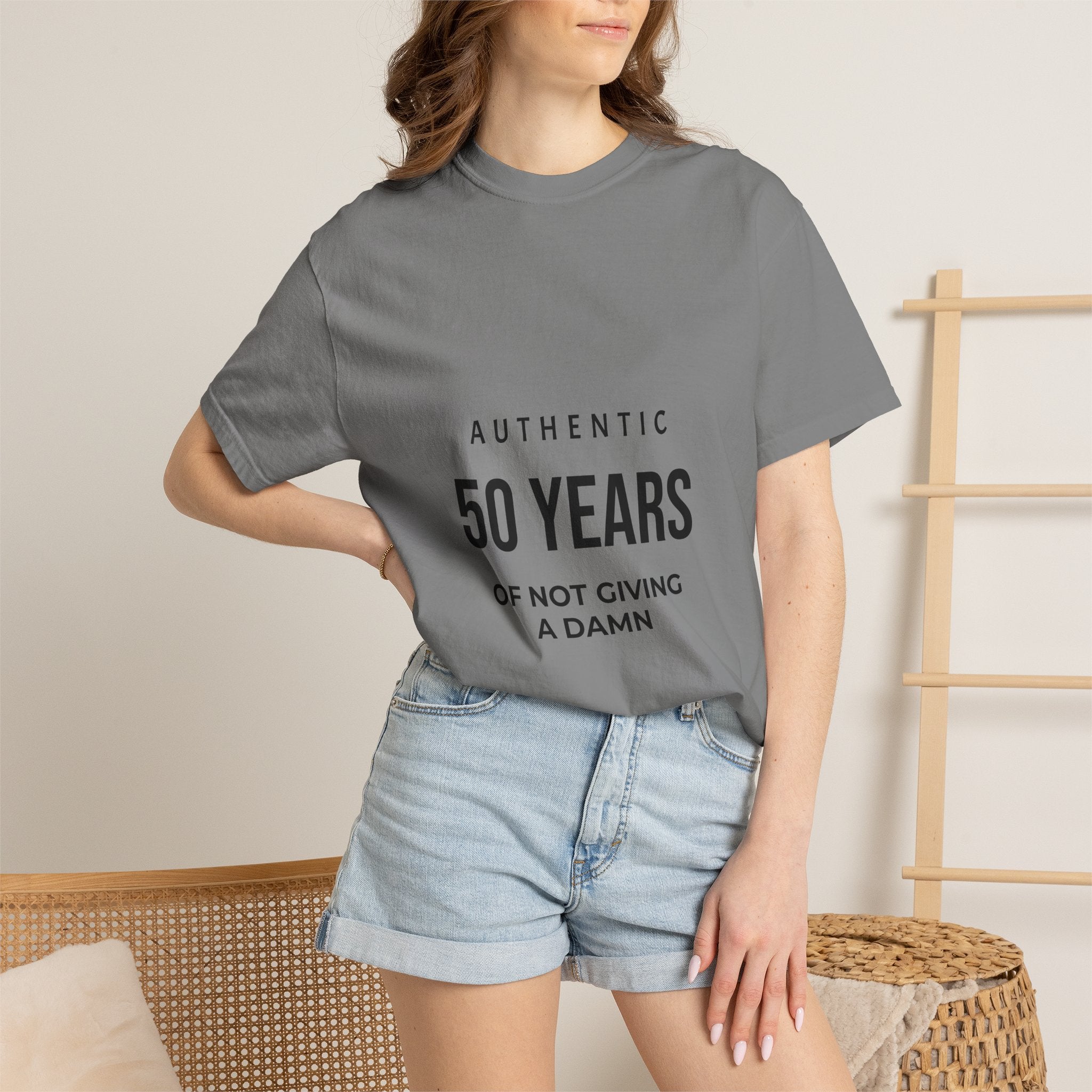 50 Years of Not Giving a Damn T-Shirt — Funny 50th Birthday Tee