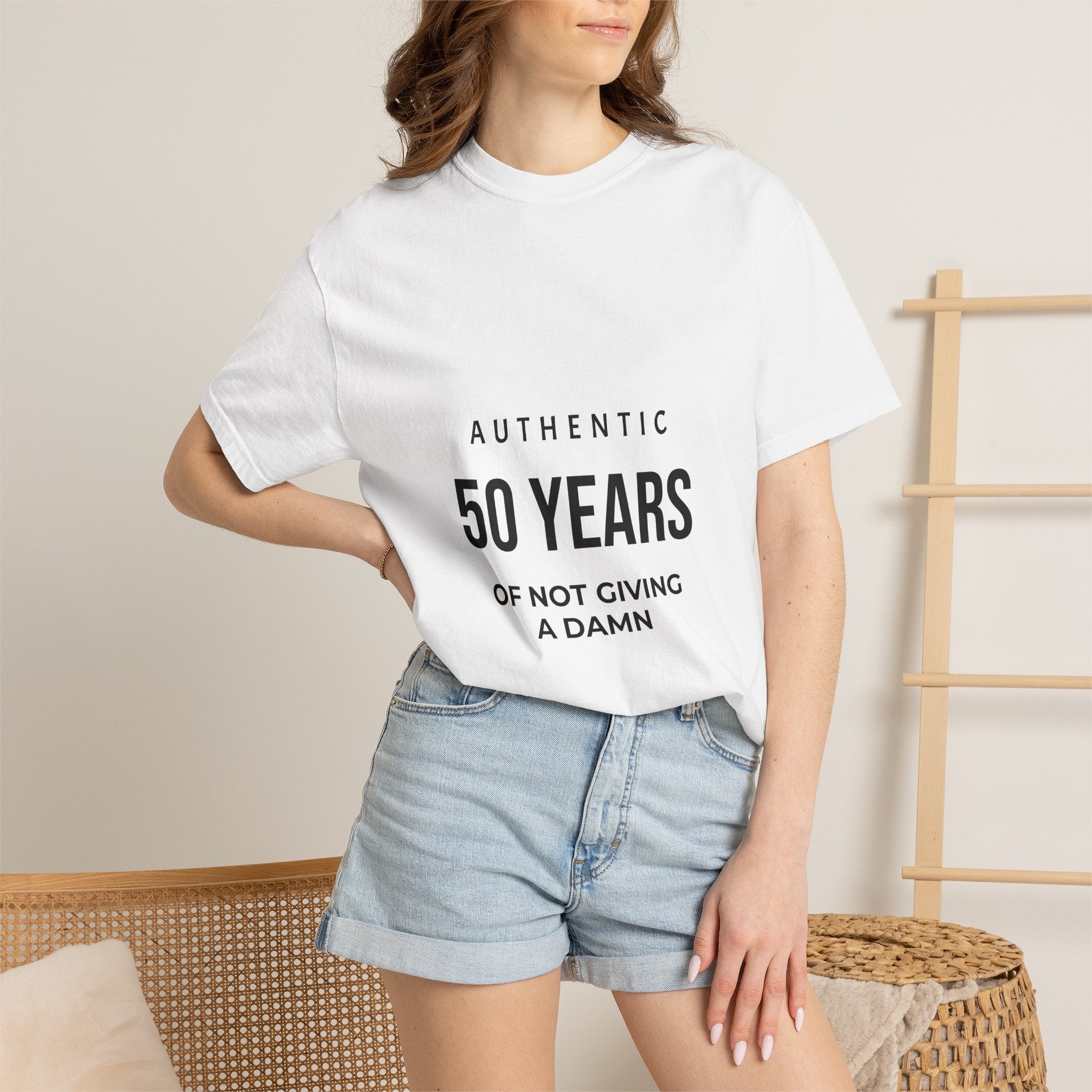 50 Years of Not Giving a Damn T-Shirt — Funny 50th Birthday Tee