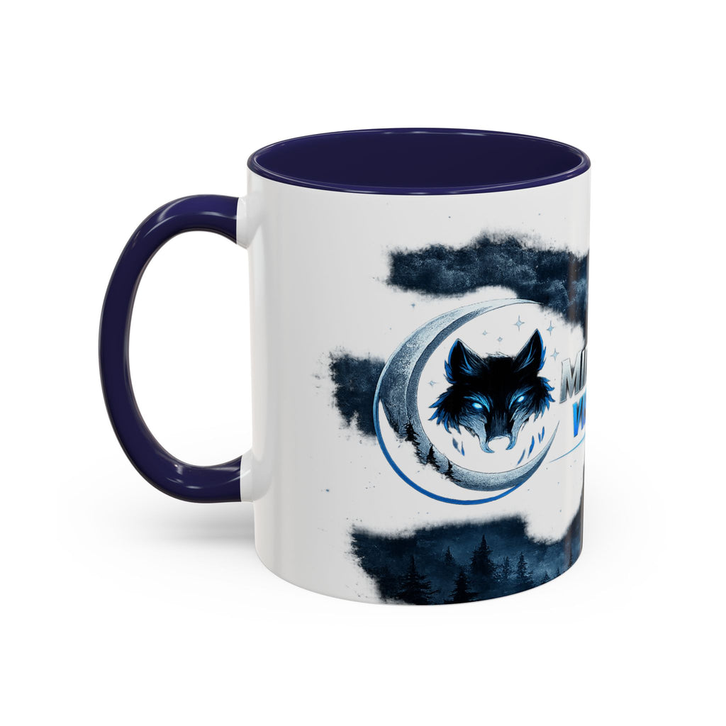 Midnight Vision Wolf Coffee Mug — Moonlit Howl Accent Mug (11/15oz)