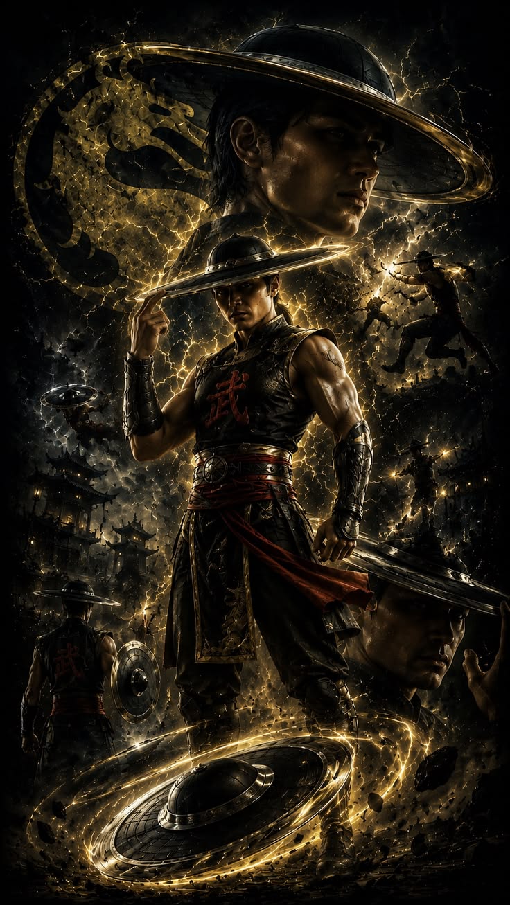Mortal Kombat Hand Made Digital  Characters