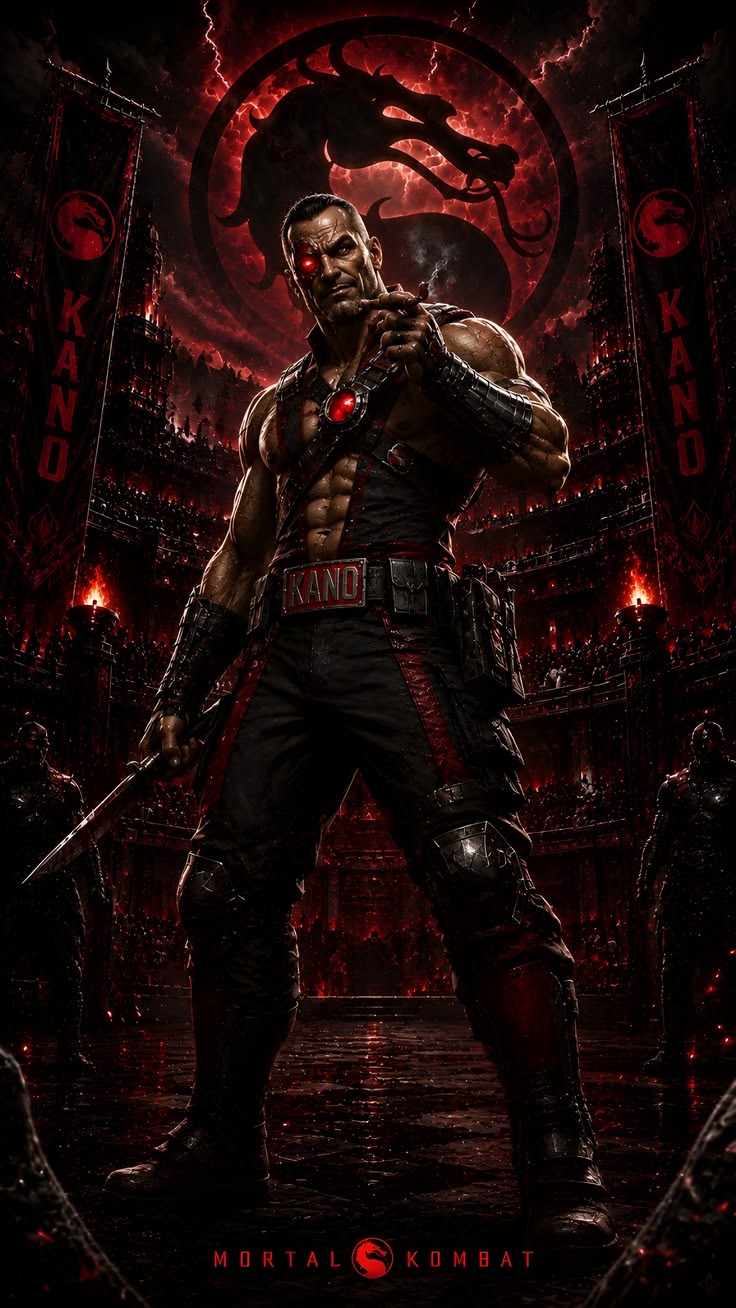 Mortal Kombat Hand Made Digital  Characters