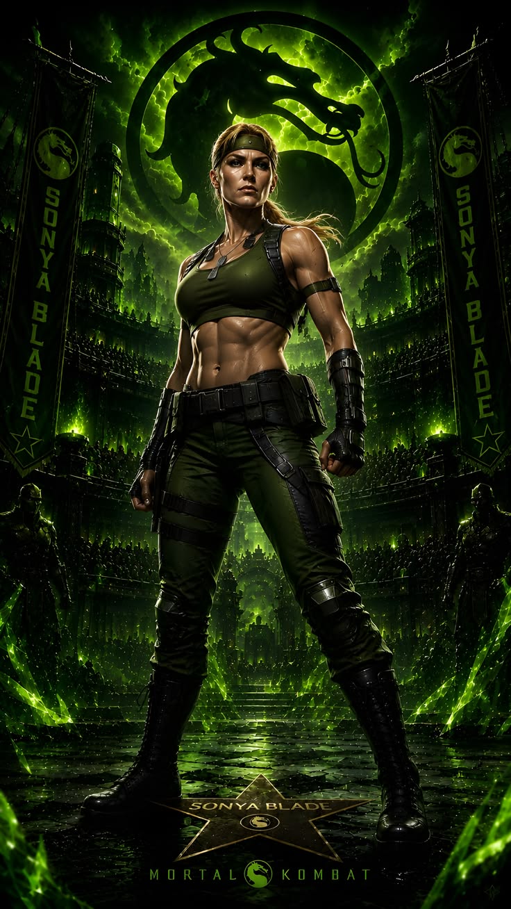 Mortal Kombat Hand Made Digital  Characters