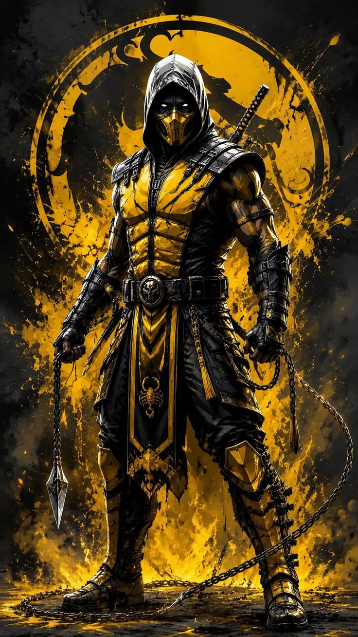 Mortal Kombat Hand Made Digital  Characters
